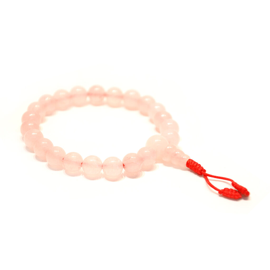 COAI Herren Damen Buddhistischer Rosenkranz Kette 108 Mala Naturstein Perlen Howlit Meditationskette Gebetskette