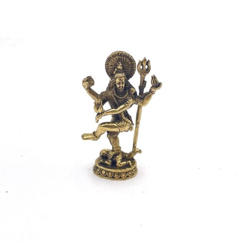 Kali mini Statue aus Messing, Höhe 4cm