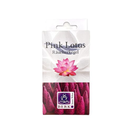 Pink Lotus Räucherkegel zur KLärung der Aura und Umgebung