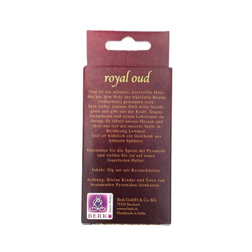 Räucherkegel Royal Oud