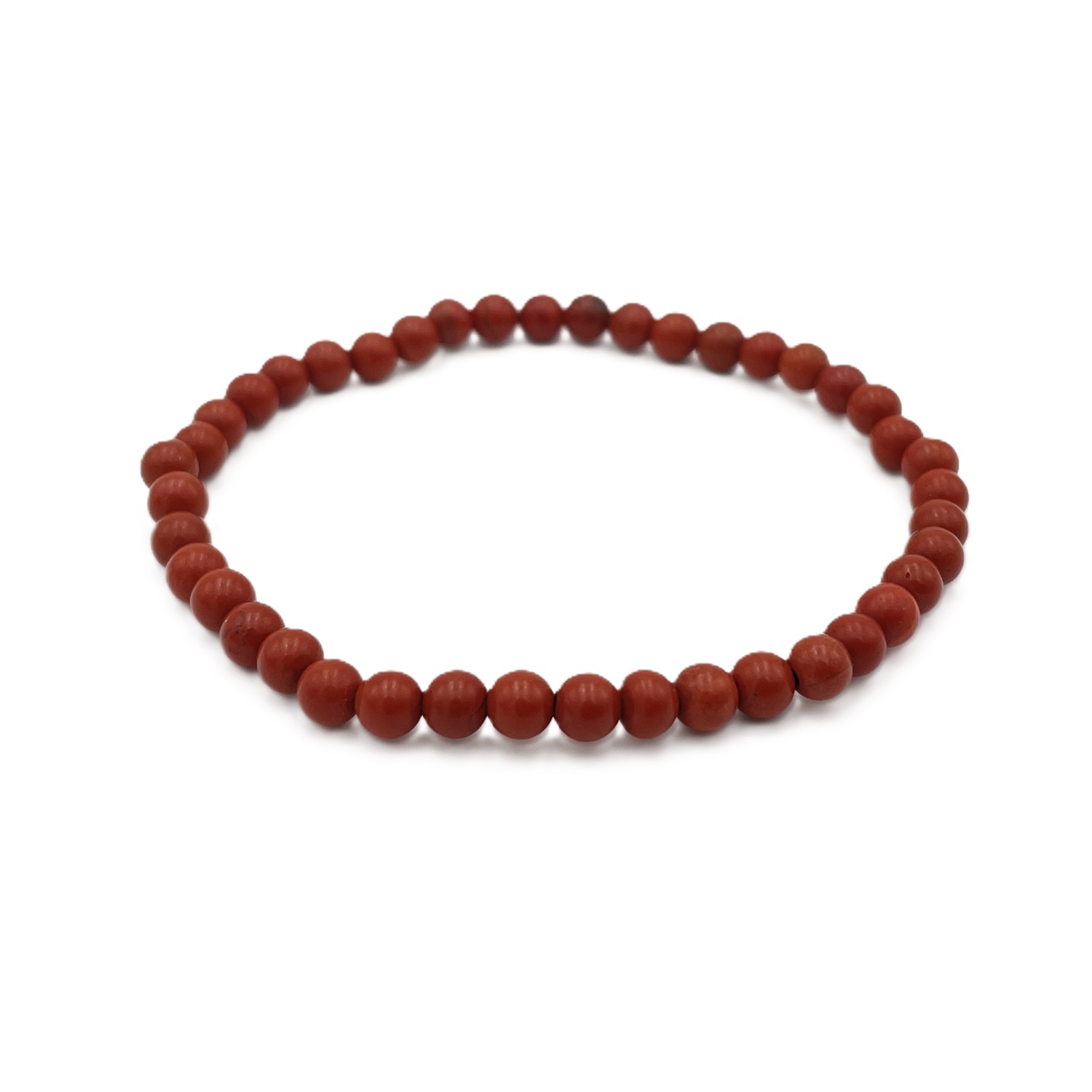 Armband Jaspis rot 4mm Armband Jaspis rot 4mm runde Kugeln