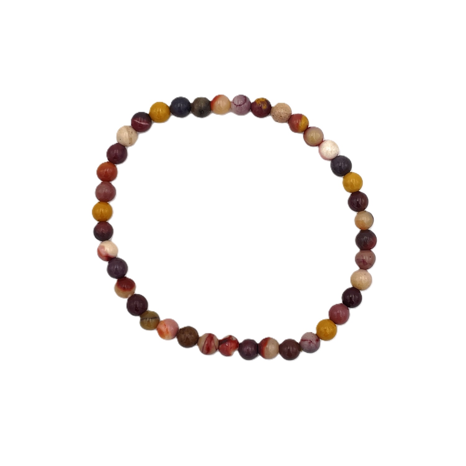 Armband Mookait 4mm Armband Mookait 4mm runde Kugeln