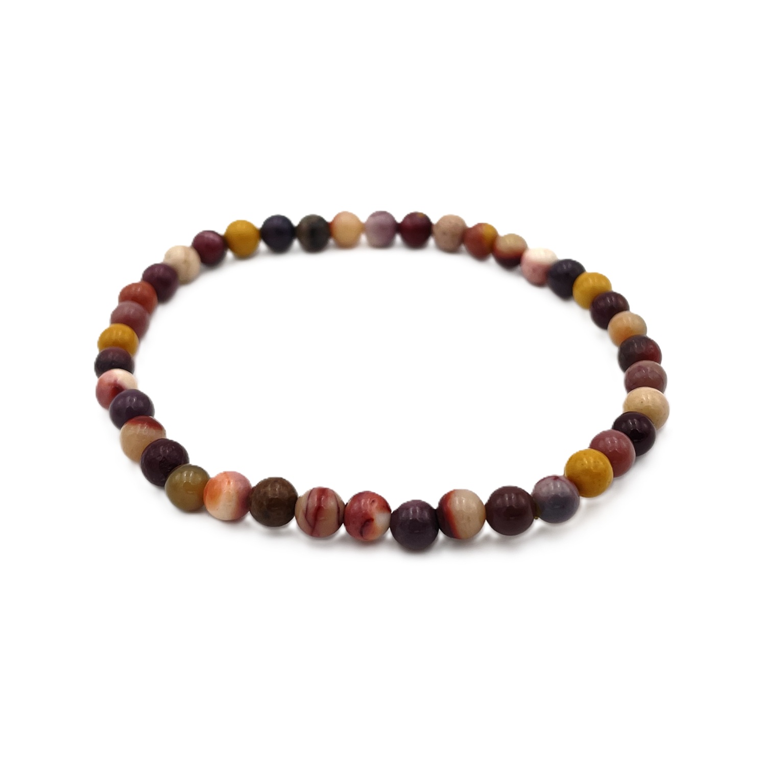 Armband Mookait 4mm Armband Mookait 4mm runde Kugeln