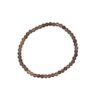 Armband Rauchquarz 4mm runde Kugeln