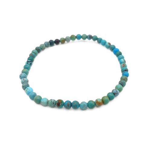 Armband Türkis 4mm runde Kugeln