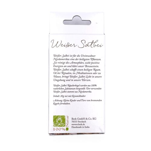 Räucherkegel Weißer Salbei