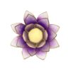 Teelichthalter Lotusblüte violett